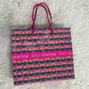 Holt Renfrew Multicolor Geometric Tote Bag